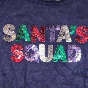 George Santa’s Squad Sequins Long Sleeve Shirt